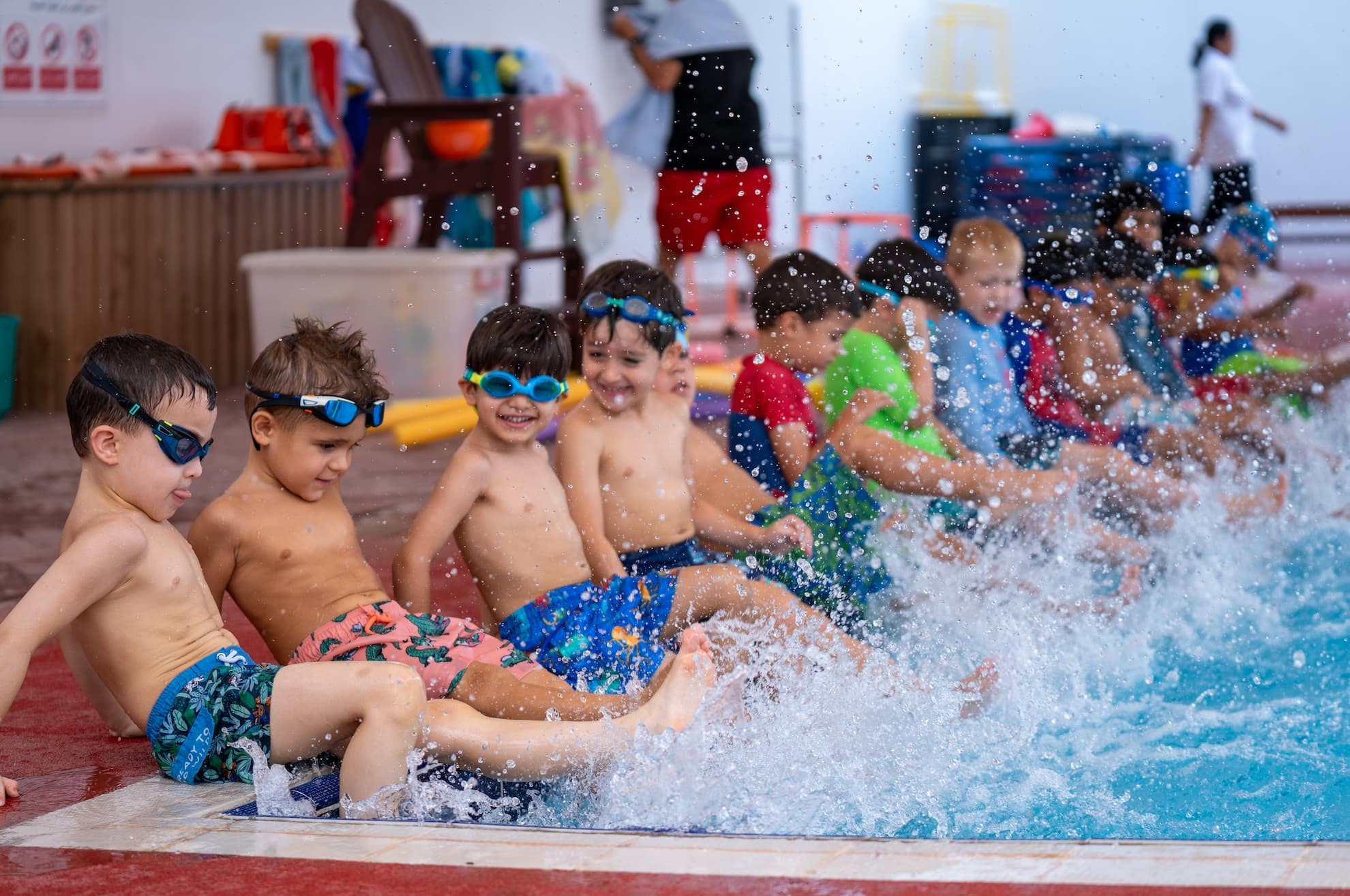 Swimming group activities