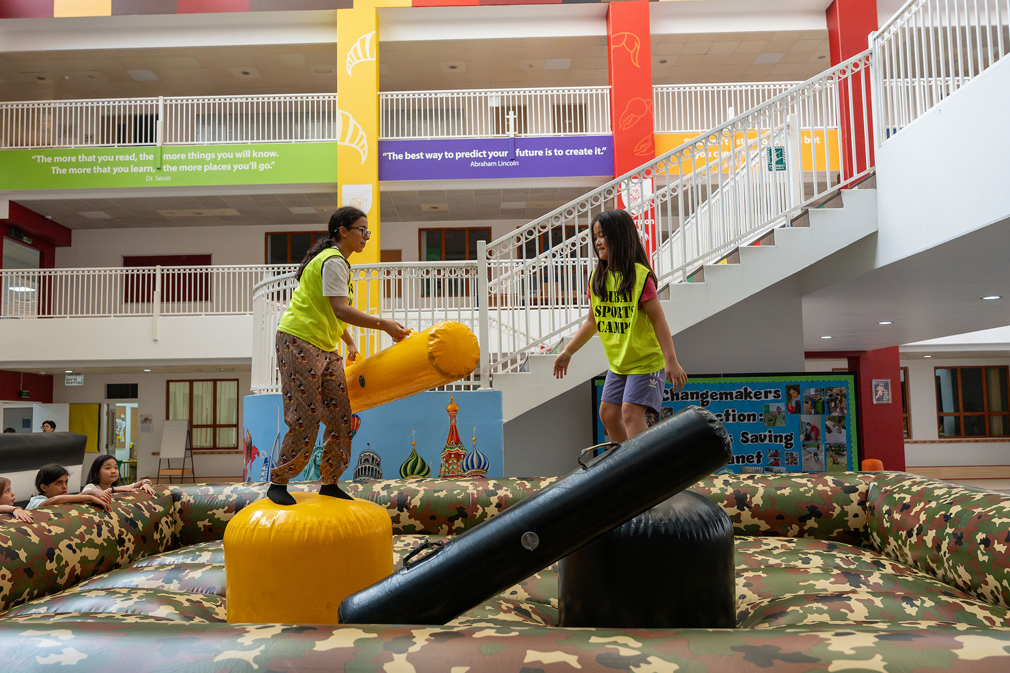 Kids participating in diverse sports and recreational activities